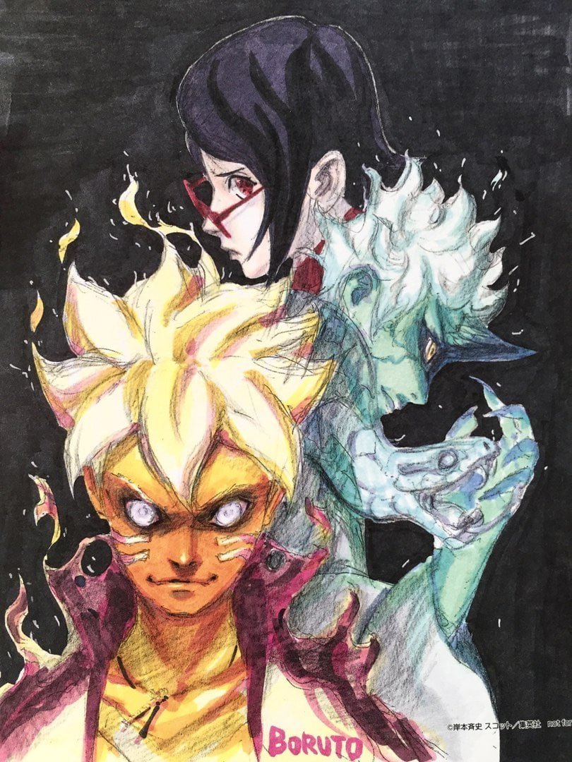 sutbasa234's tweet photo. @BorutoTBV106 This panel was drawn by Kishimoto, in the first edition of volume 1 of the Boruto NNG manga, released on August 4, 2016. 

I remind you, in case you had forgotten. https://t.co/xt9j3t2gn4
