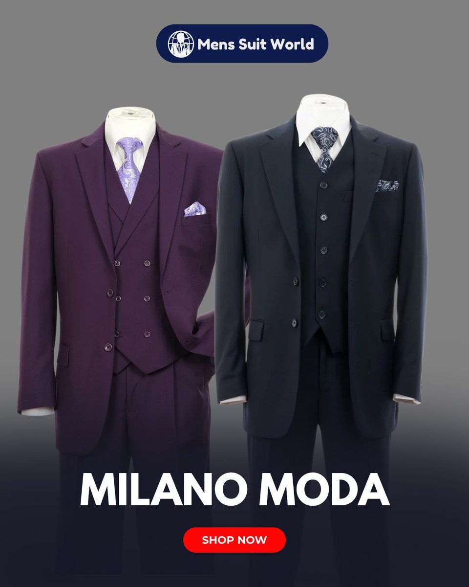 menssuitworld's tweet image. Every stitch speaks sophistication with MILANO MODA suits.
menssuitworld.com/collections/mi… 
#MilanoModa #SuitUp #MensFashionLuxury #RefinedStyle