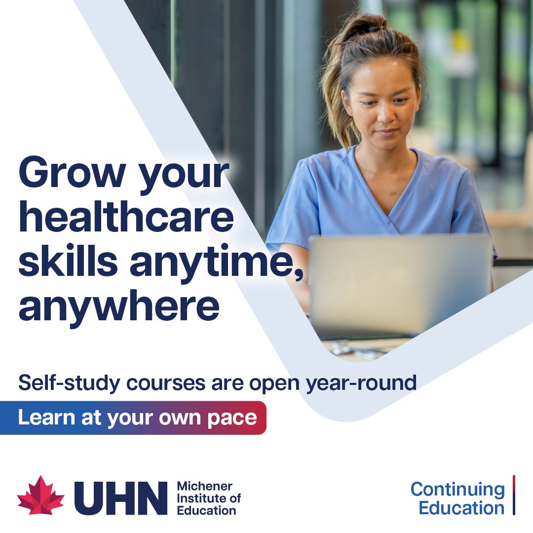 Continuing Education at Michener/UHN tweet media