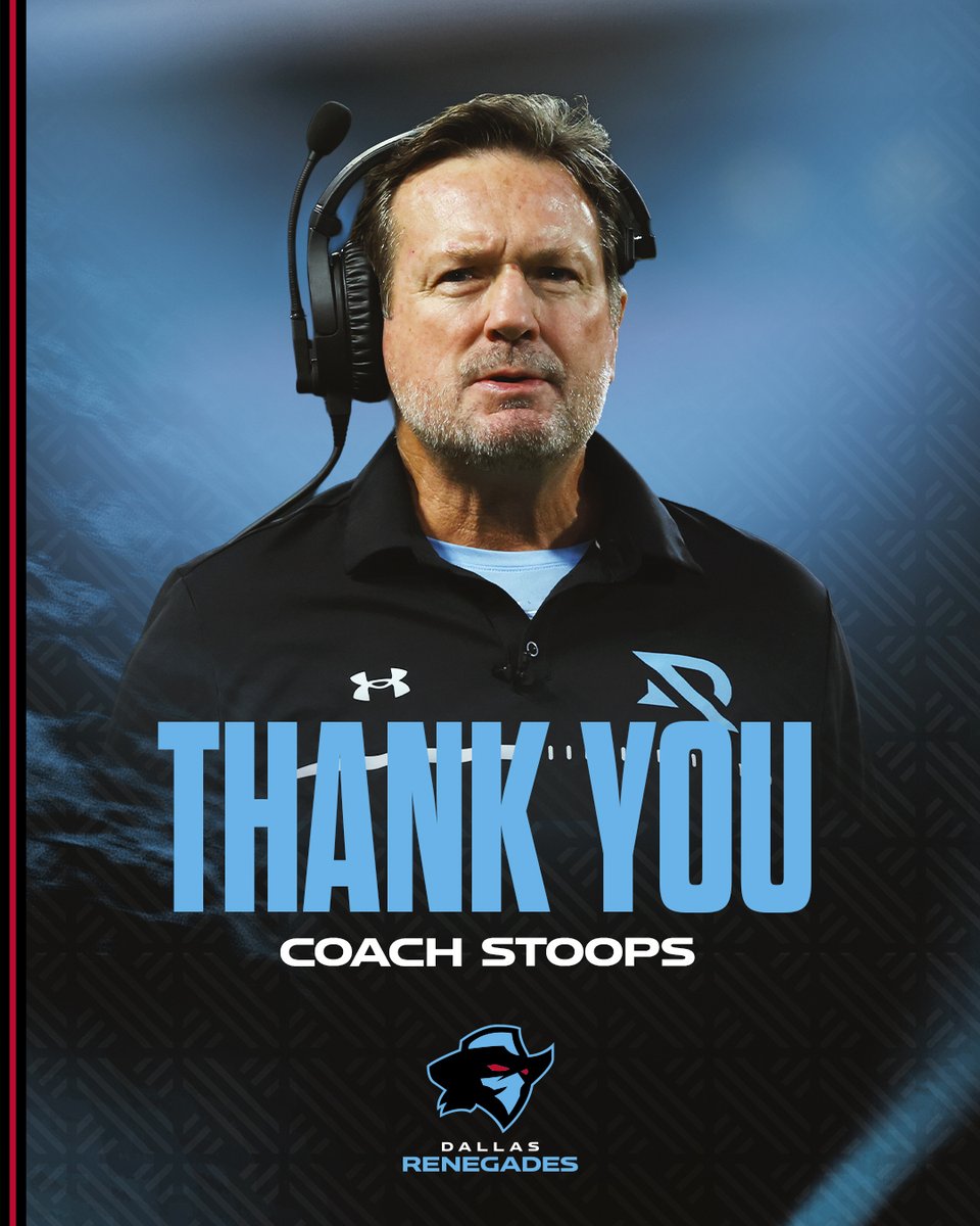 UFLRenegades's tweet image. One of one. Thank you, Coach 🖤

Bob Stoops announces his retirement from Head Coaching.