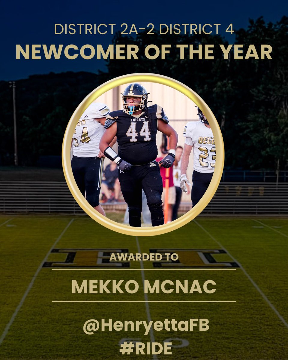 Henryetta Knights Football tweet media