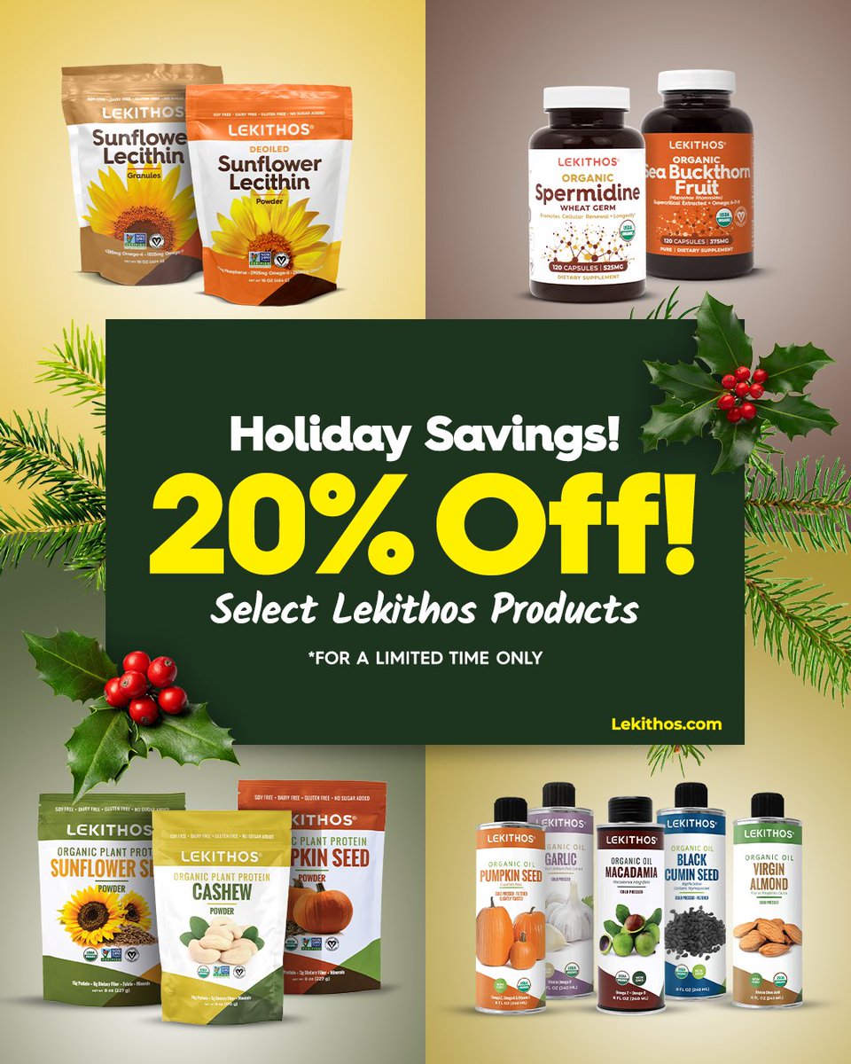 Celebrate and Save...Shop Now!

BIG Savings Alert! Get 20% Off selected Lekithos products for a limited time! What's on your wishlist? Shop now and save before it's too late!

lekithos.com/collections/20…