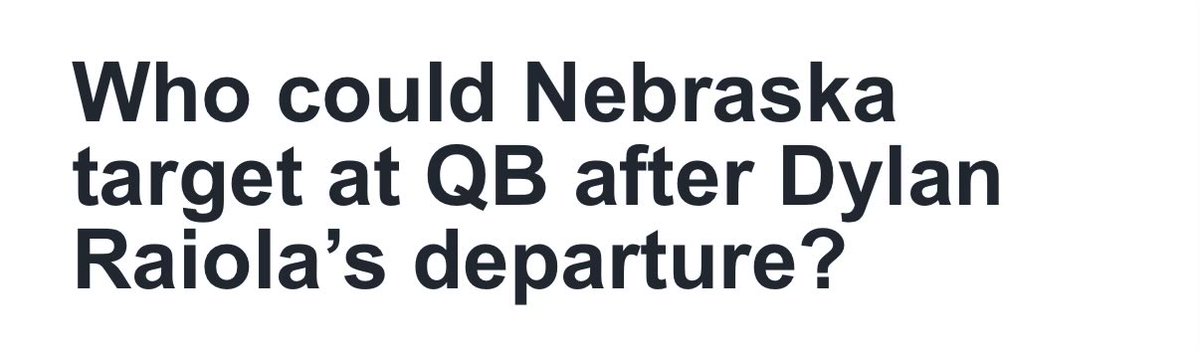 Confused about who and whom? So are the editors at Husker Online. 

Who = subject of the verb.

Whom = object of the verb.

The headline should read:
 
Whom could Nebraska target....?

Nebraska = the subject of the verb. Whom = the object of the verb.
Target = the verb.