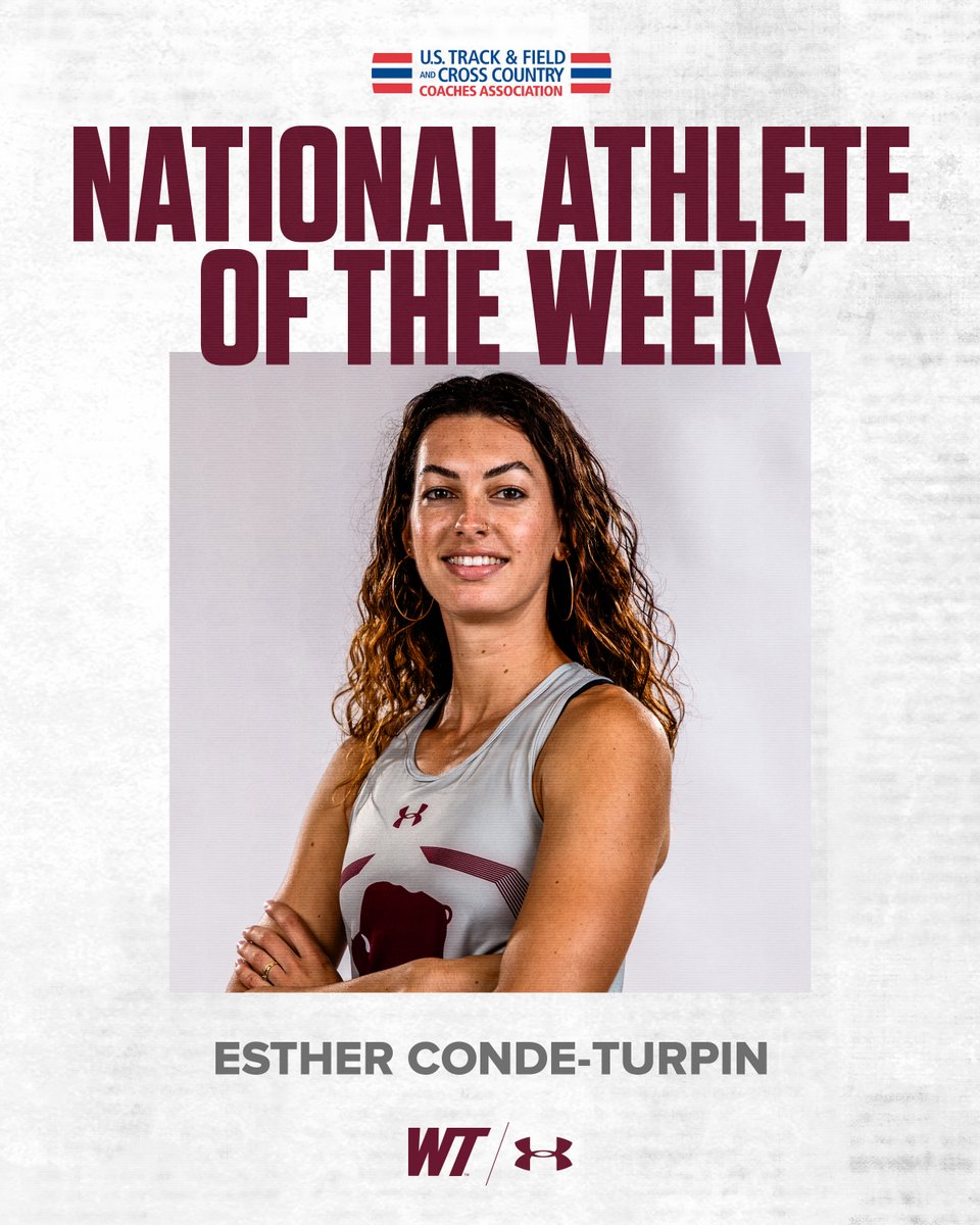 Esther Conde-Turpin Tabbed the USTFCCCA Division II National Women's Athlete of the Week

#BuffNation | #WESTisBEST