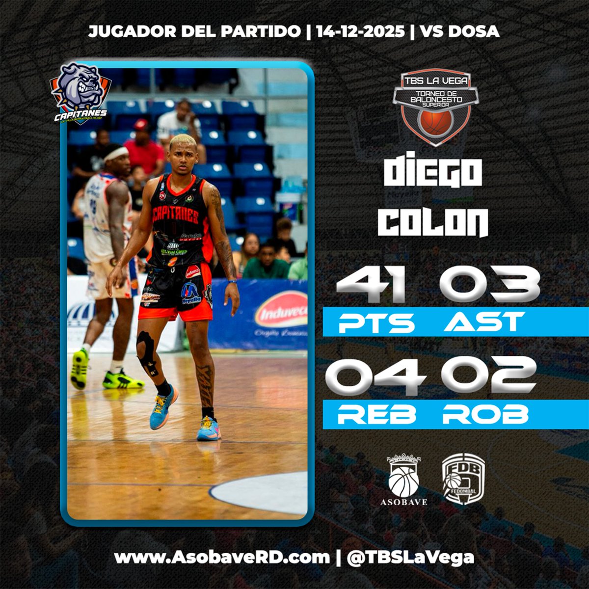 Asociación de Baloncesto de La Vega tweet media