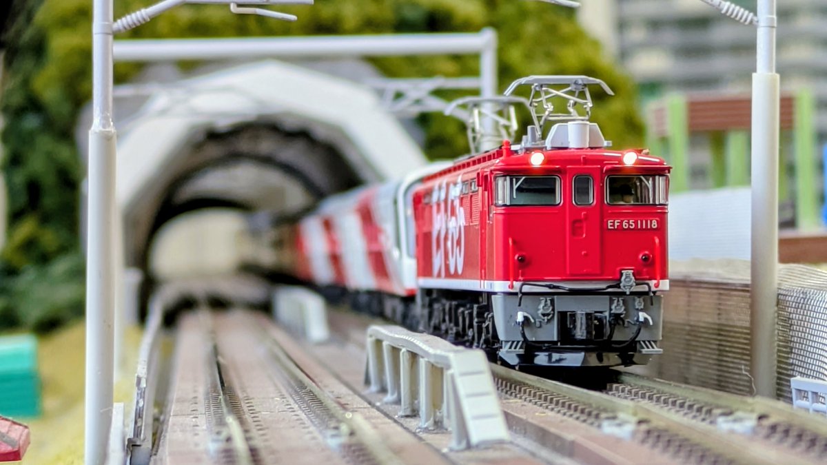 📷️自宅で撮り鉄 #スーパーエクスプレスレインボー #Nゲージ #鉄道