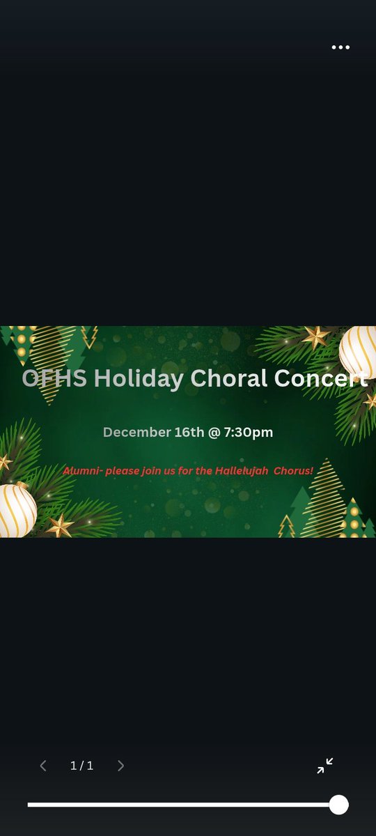 OFHS Choir tweet media