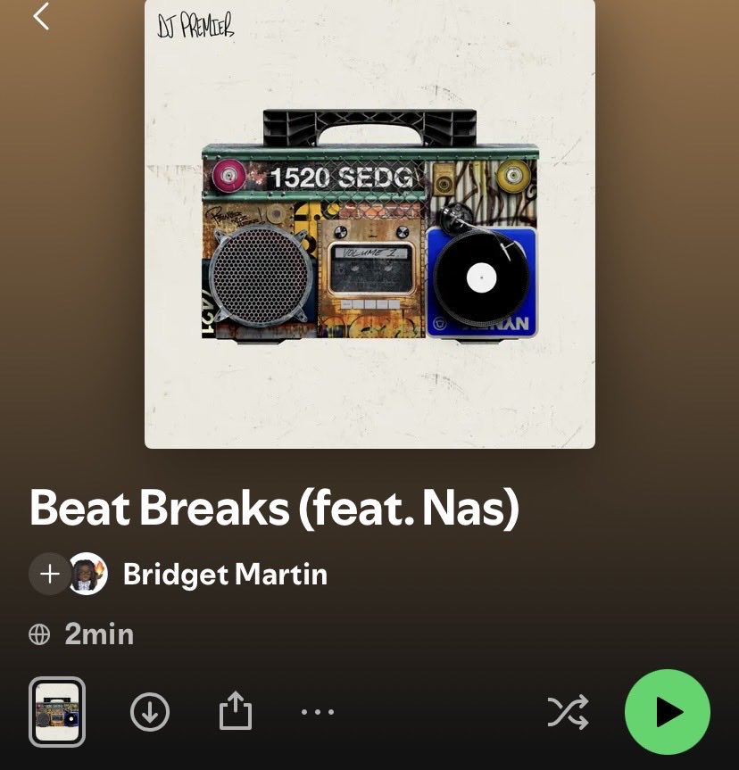 BlackBondGirl's tweet photo. Which is your favorite between #BeatBreaks and #DefineMyName?
I can’t decide. @Nas @REALDJPREMIER https://t.co/AFqfguTvCF