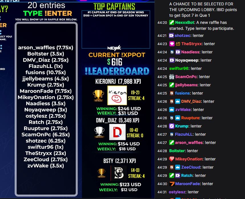 XBL_NexXx's tweet photo. Live in 1 hour at 6:00 PM EST for some Black Ops 7 8s!
Play &amp; move up the leaderboard to earn weekly &amp; seasonal prizes!

100% Free. Just type !enter in chat after each map!

https://t.co/7uAbgj6bUP 

RT + Post your twitch below for bonus points / increased odds in todays stream! https://t.co/EHNUGwFXbI