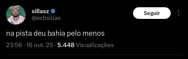 No pré clássico dia 16 de outubro, mataram X1 saindo do seu local de trabalho, na maior covardia. E esse cara fez foi comentar isso aqui 

Tem que ser muito hipócrita mesmo, né velho? kkkk