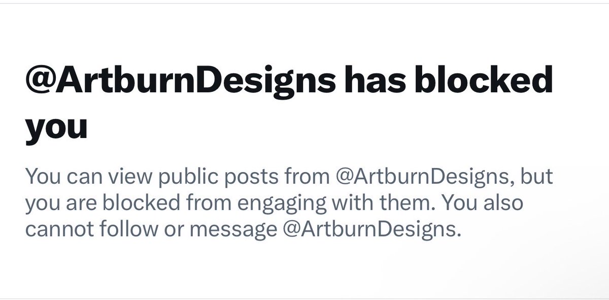 Blocks as a result of innocuous posts that are simply stating facts are my favorite. Never a rebuttal or response, just the quick block🫨🫨🫨🤭🤭🤭