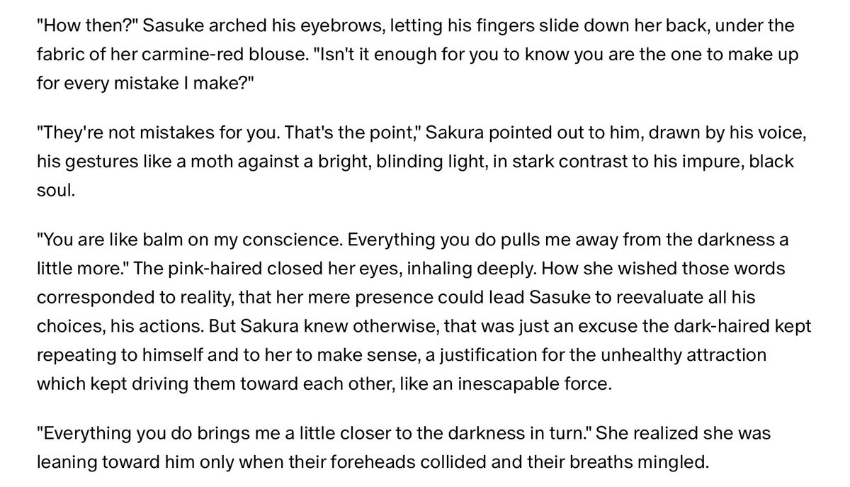 cherrywrites_ss's tweet photo. Check my new one-shot ‘Healing’

As a doctor, Sakura devoted her life to saving lives. So when her patient is a dangerous criminal, she’s torn between her duty as a doctor and her inescapable desire for him…

Story in the thread 👇🏻
Rated 🔞 https://t.co/l5LU4Rrv3U