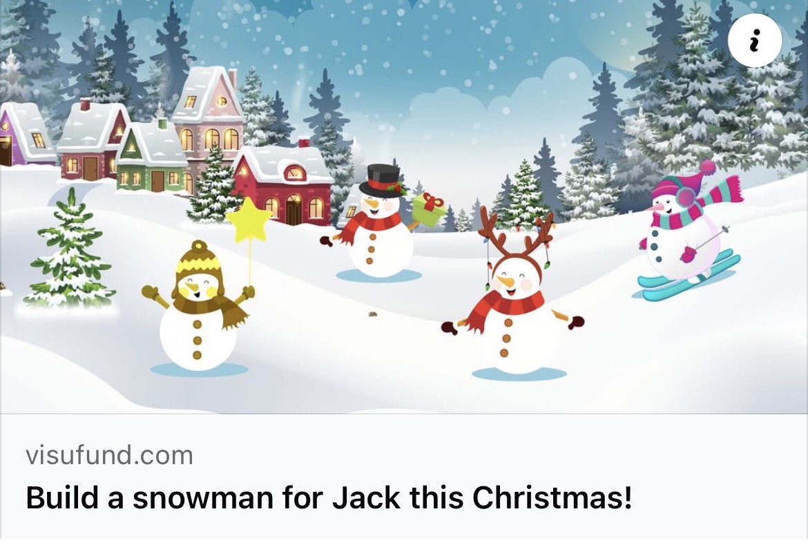 JackDulsonMF's tweet photo. 💙🧡☃️🎄🎅🏼
BUILD A SNOWMAN FOR JACK
and tell us their name!

https://t.co/aSZIYWmwAj… https://t.co/Pu3v7uAhva