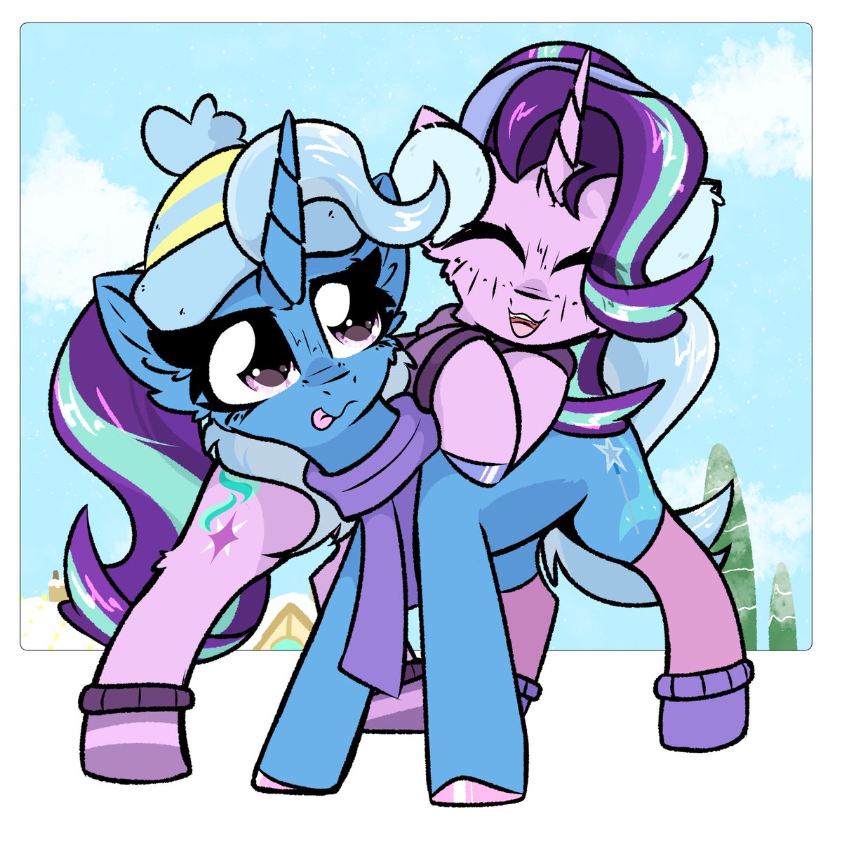 JubySkylines's tweet photo. GLIMMIES HEREEE
it wouldn't be a true holiday without some friends with ya <3 <3
glimmy loves to spend the holidays with her lil 'ixie ✨💖💖 Happy day 3 of the 12 days of #Trixmas https://t.co/5A0TuIysWB