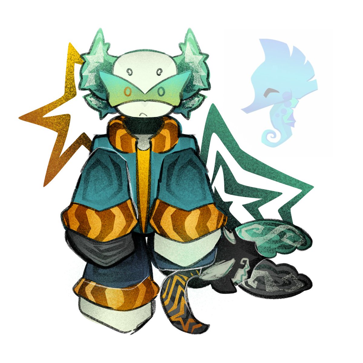 SHARKKREEF's tweet photo. Oh rockettttt the little baby you areeer 
#phighting #ROBLOX #robloxart https://t.co/kOwzbtpvaA