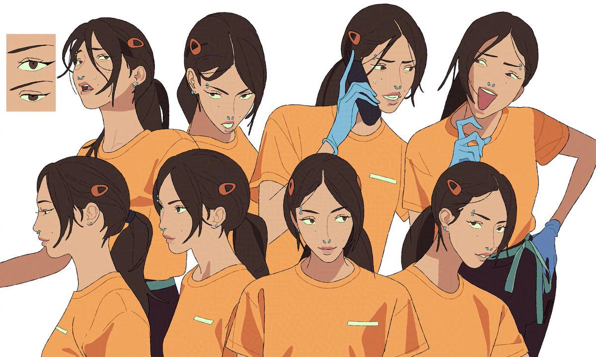 been drawing characters inspired by some of the random ppl ive come across on my trips!!