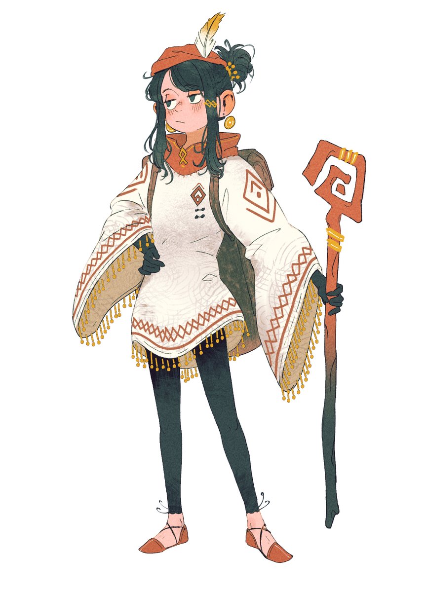 「halfling warlock, Anna」|SPiNDLE 🍂のイラスト