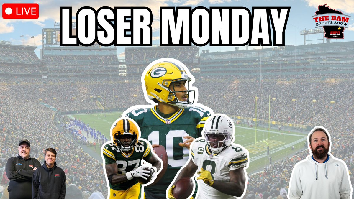 Loser Monday😢

- Gabe Neitzel Joins the Show!
- Black Monday in Wisconsin, Are the Packers' Super Bowl Hopes Dead?
-Recapping a busy weekend in Beaver Dam Winter Sports
- Men in the Mirror!

youtube.com/live/J8GSyMF0P…