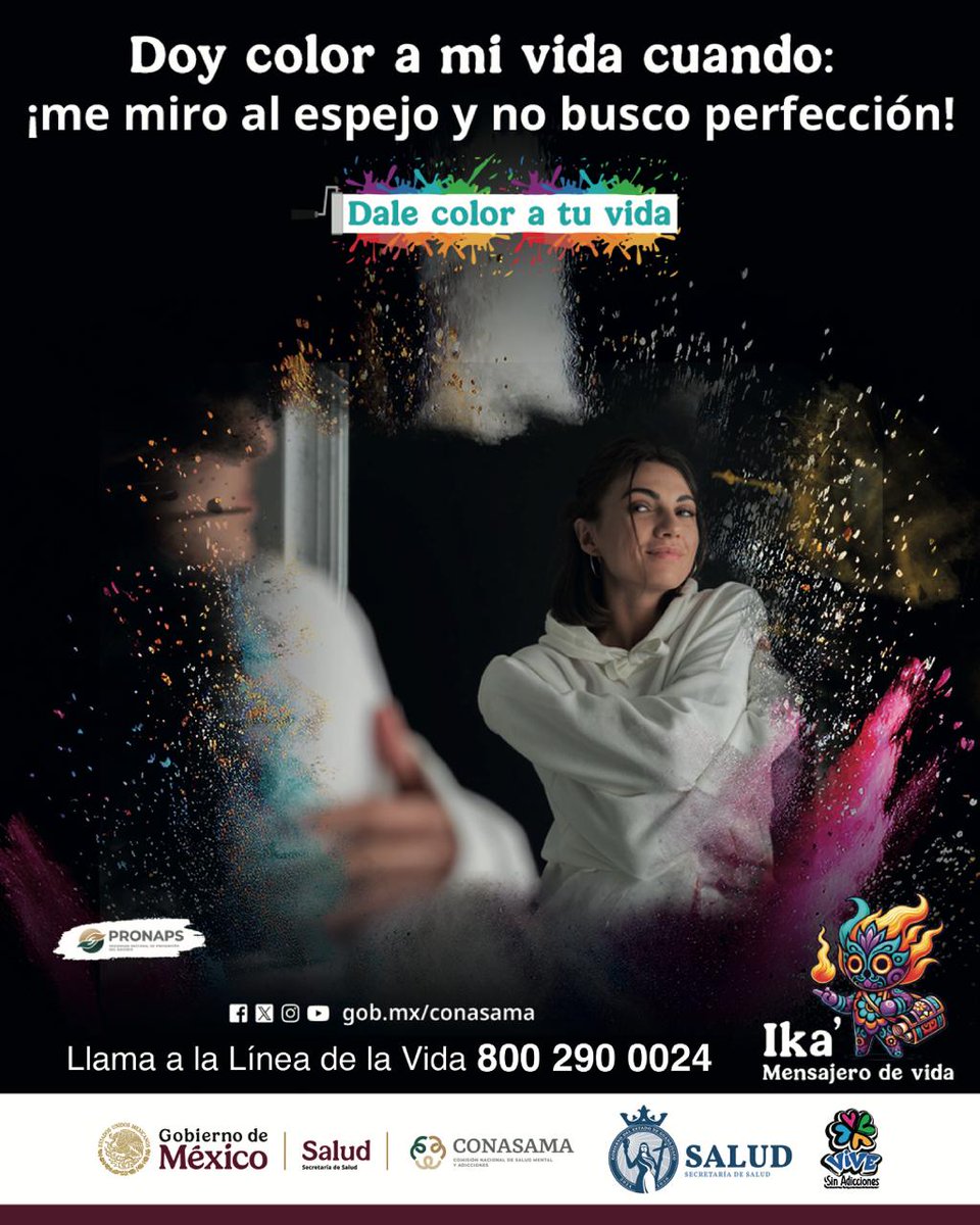 JSII_SMA's tweet image. 💖 Doy color a mi vida cuando me miro al espejo y celebro mis avances, no mis defectos.
La perfección no es real, el amor propio sí.
📞 Si necesitas hablar con alguien, llama a la Línea de Atención en Crisis: 800 290 00 24
#DaleColorATuVida  #SaludEmocional @saludgobgente