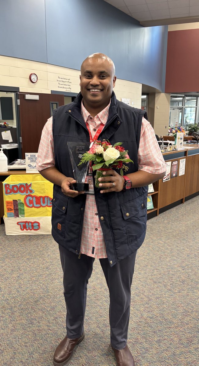 Congratulations to Mr. Woldeyesus, our ⭐️2025-2026 Teacher of the Year⭐️ We are thankful for his commitment to our staff and students. He leads with grace, humility, and integrity, while striving to get everyone’s best #LeadthePAC #DevelopingLeaders #TheTravisWay