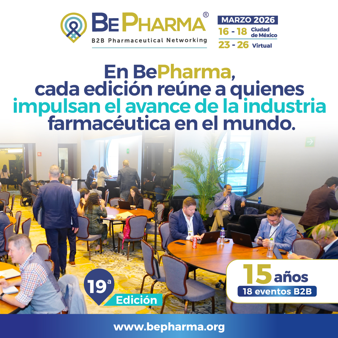 En BePharma, cada edición reúne a los líderes y aliados estratégicos que impulsan el avance de la industria farmacéutica a nivel global.
#BePharma #IndustriaFarmacéutica #PharmaEvents