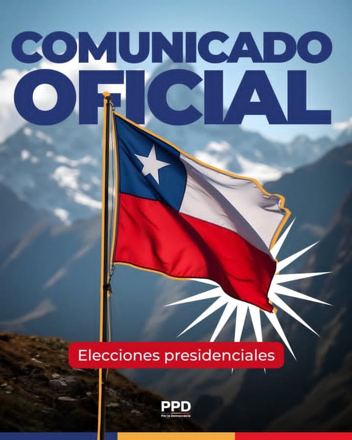 ppd_maipu's tweet photo. Comunicado oficial de la comisión política del PPD. Un gran saludo a todos nuestros compañeros y compañeras, militantes y simpatizantes del comunal de Maipú. https://t.co/HZtdrcorjU