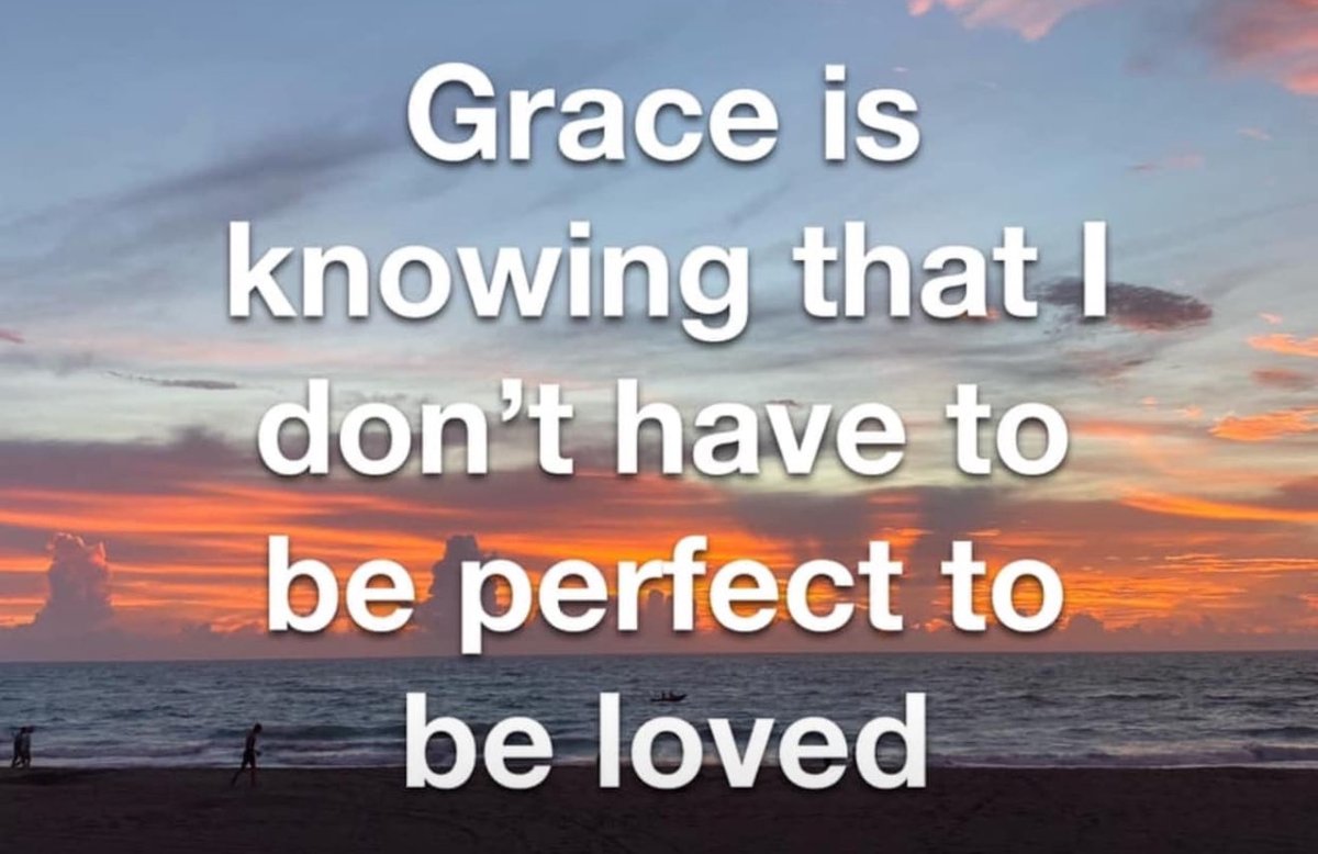 Grace is knowing that I don’t have to be perfect to be loved. 🙏🏻 #JoyTrain #hope #healing #grace #mindful #spiritualawakening #MondayMotivation