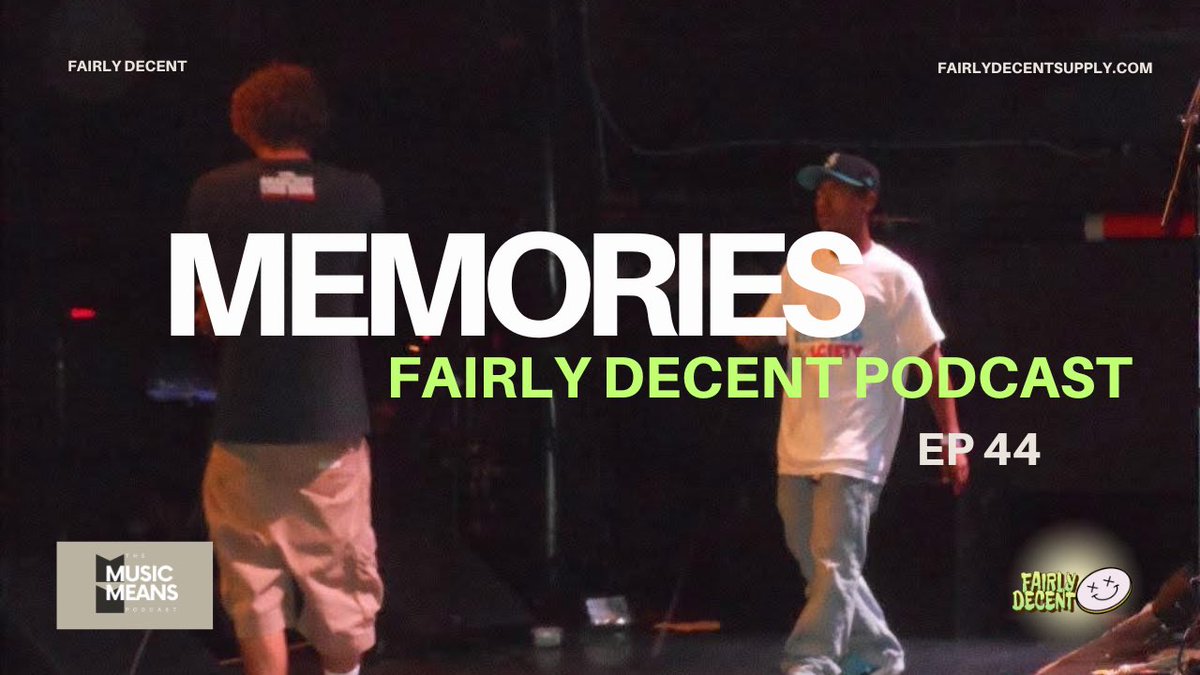 FairlyDecentPod's tweet photo. Fairly Decent Podcast
Ep 44: “Memories”
OUT NOW

https://t.co/aTxoL3QI1I https://t.co/Q59daHYyrZ