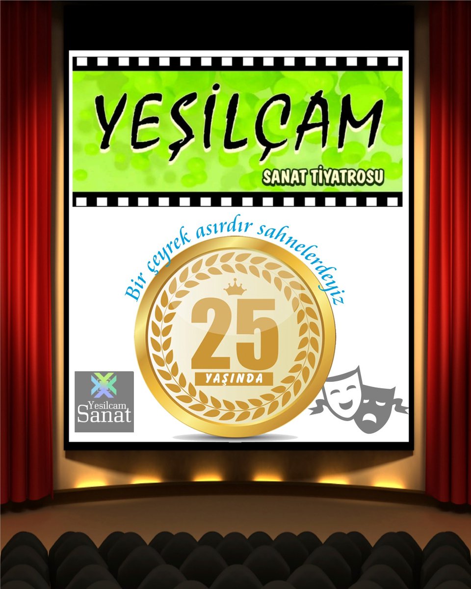 TokusYakup's tweet photo. Yeşilçam sanat Tiyatrosu 25 yaşında https://t.co/mwEjc5fs4n