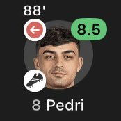 UTDAlex8's tweet photo. Anything Pedri can do, Bruno Fernandes can do better. https://t.co/eXFUe0GIh5