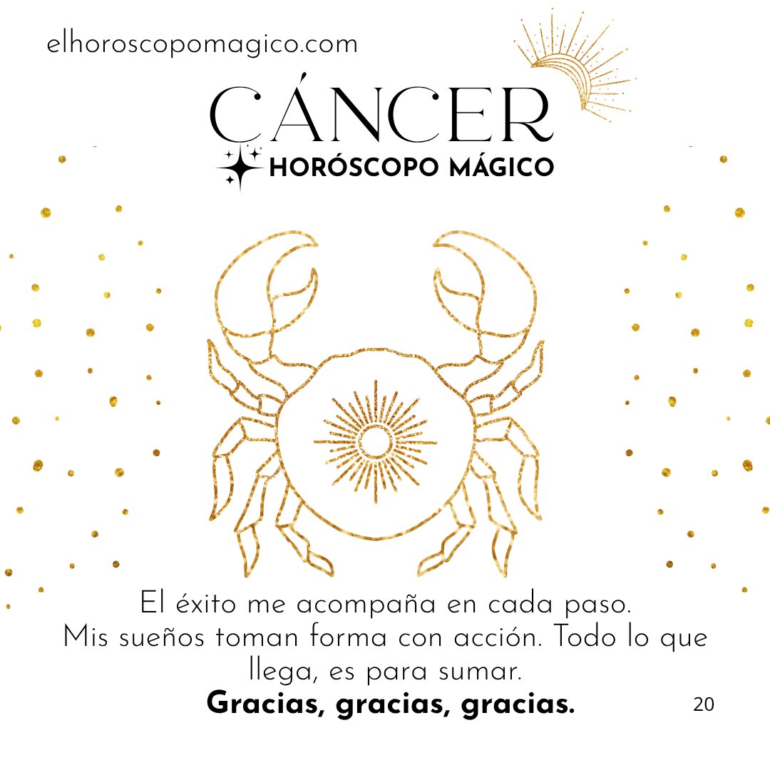 Cancer_HMagico's tweet photo. ♋ #cancer, hoy Lunes 15 de Diciembre, ¡Hoy es el día para empezar a caminar hacia todo lo que has deseado! https://t.co/KrQsn5a1nw
