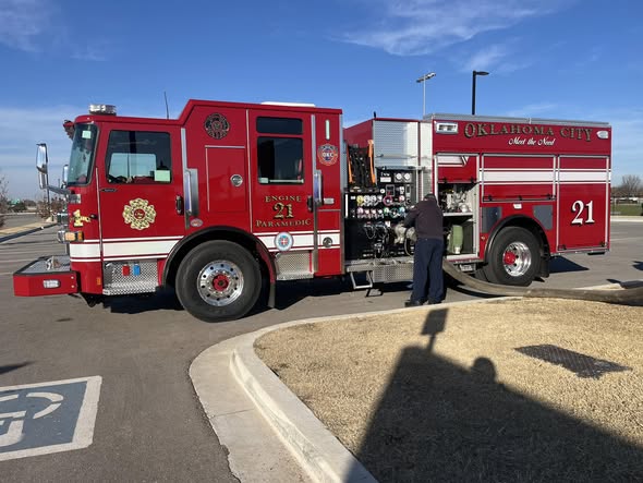OKCFD's tweet photo. Last week, Christmas came early at Station 21! A brand-new rig is officially in service and ready to answer the call.
#OKCFD #HereIfYouNeedUs #Station21 #NewRig #Firefighters #CommunityFirst https://t.co/5oxsirz3kx