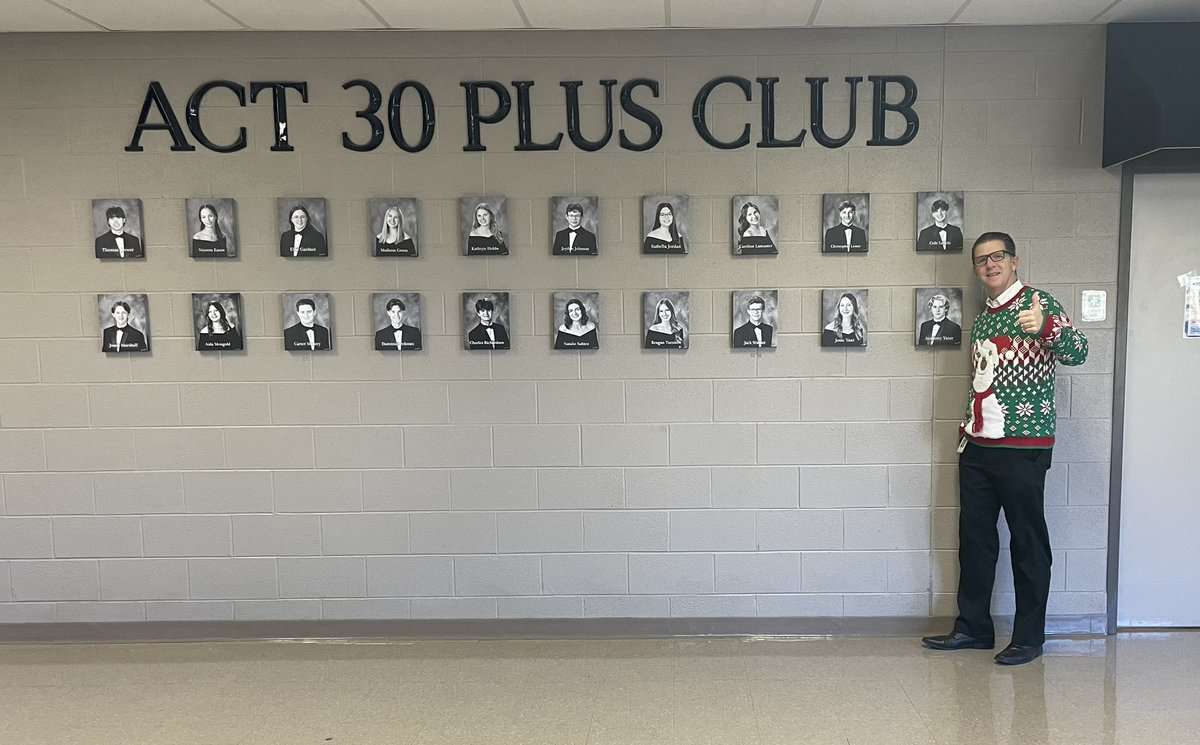Day 79: So proud of our <a href="/SiegelHighStars/">Siegel High School</a> seniors who earned a spot on the ACT 30+ Wall!
Their hard work deserves a standing ovation—and maybe a festive llama sweater cameo 🦙🎉 <a href="/Siegel_Nation/">The Nati❌n</a>, Who’s next? Proud 2 Be A Siegel Star #P2BASS 💙⭐️