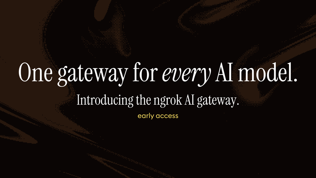 One gateway for every AI model. Change your baseURL and we handle routing, failover, key rotation, and more. Early access is open—and we're building the roadmap with you.

🔗 ngrok.com/blog/ngrok-ai-…