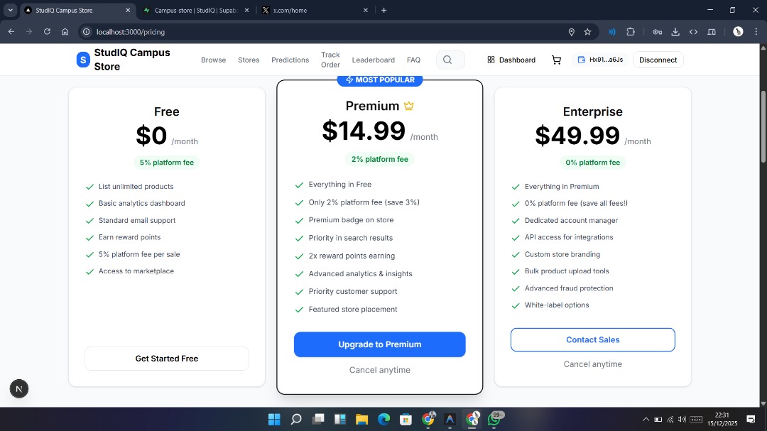 adeolalasisi6's tweet photo. It's 4 days to submission and today i fixed the bugs on the leaderboard and I worked on the pricing model system and the personal settings page....
I would be going live in 2 days time π₯ππ€
The journey continues π―
#solanastudent #Hackathon #StudIQ https://t.co/wq6rhz3wJm