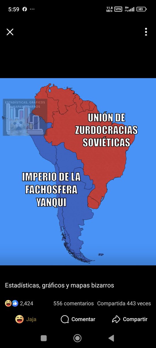 😁😁😁 meme de un grupo de FB