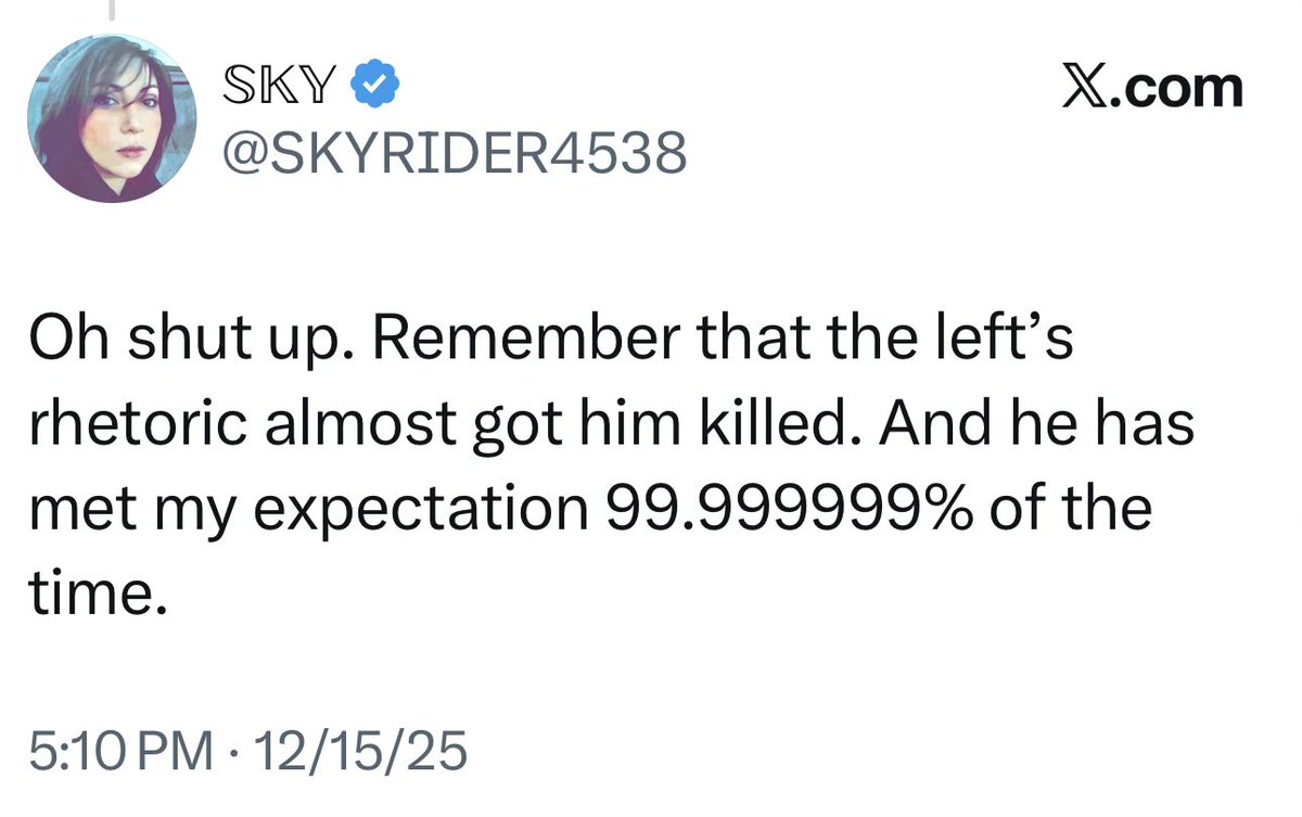 CMacSlaptastic's tweet image. This person blocked me because I asked why they would have any expectation that Trump’s respond to the Reiner murders would be “much better.”

lol. They didn’t answer (of course) and just deflected.