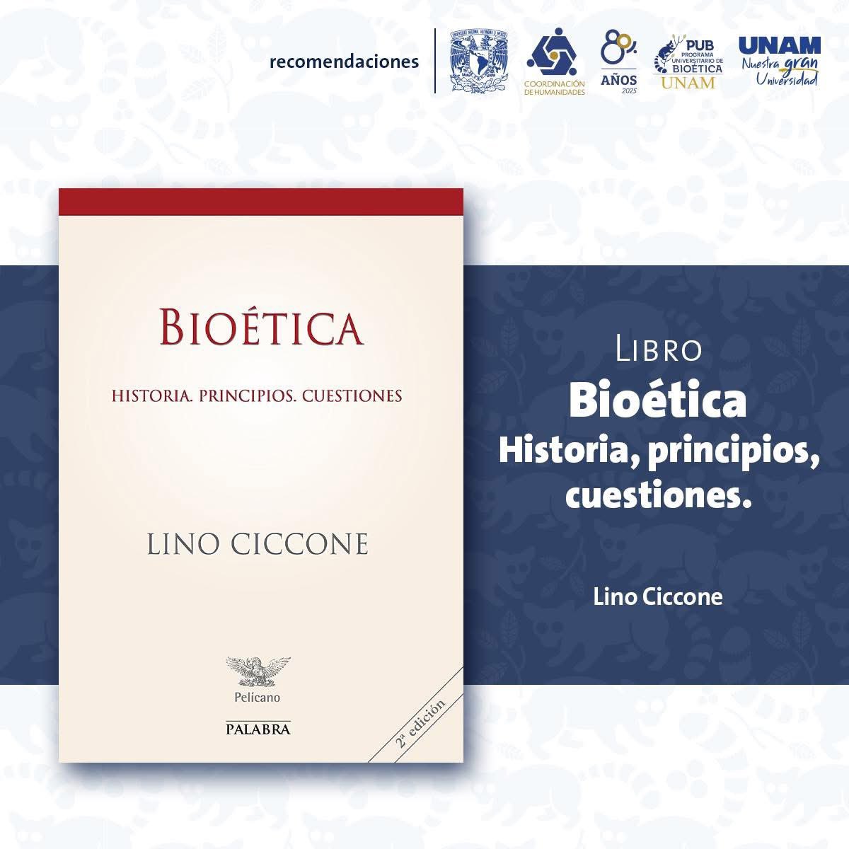bioeticaunam's tweet photo. Texto completo y sintético de los grandes temas de bioética, desde los fundamentos teóricos a las cuestiones más actuales como la clonación, las células madre, etc. https://t.co/rDHQoQ4Wh2
