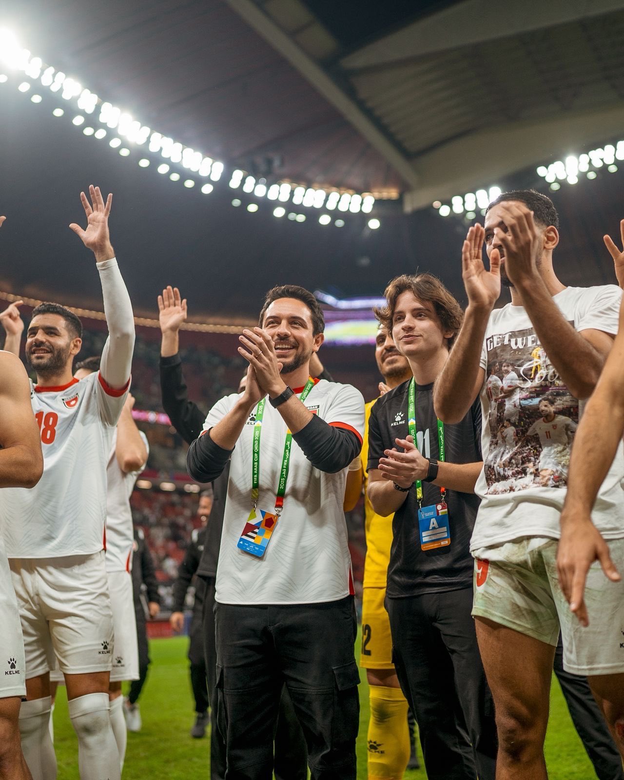 عاجل| ولي العهد مهنئا النشامى بتأهلهم لنهائي بطولة كأس العرب: "النشامى الله يعطيكم العافية.. وشكرا للجمهور الأردني على دعمهم للمنتخب" 