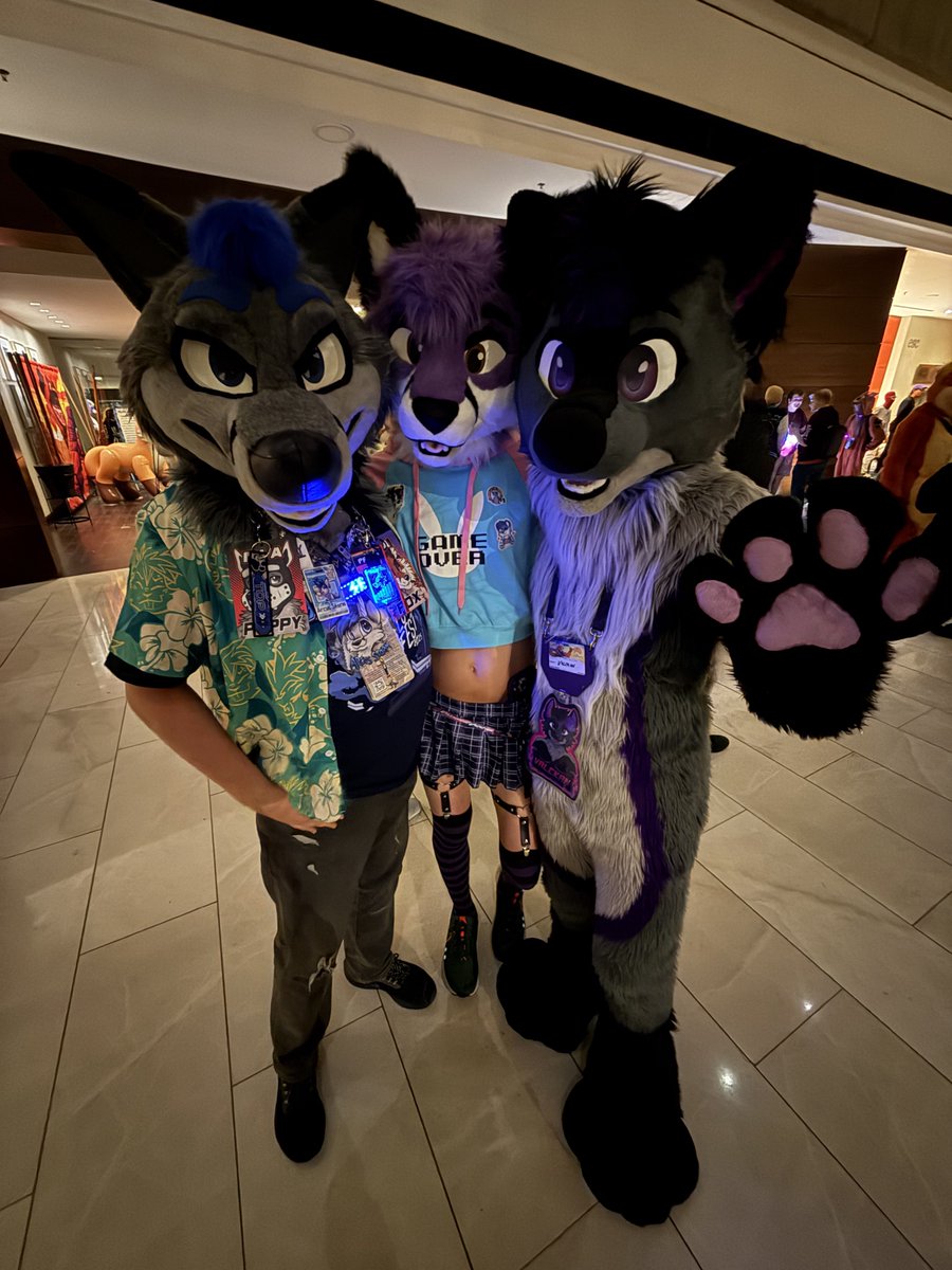 CaylenTheFox's tweet photo. We kept bumping into each other and lots of hugs we had together. 💜 https://t.co/7Tb28oPC5q