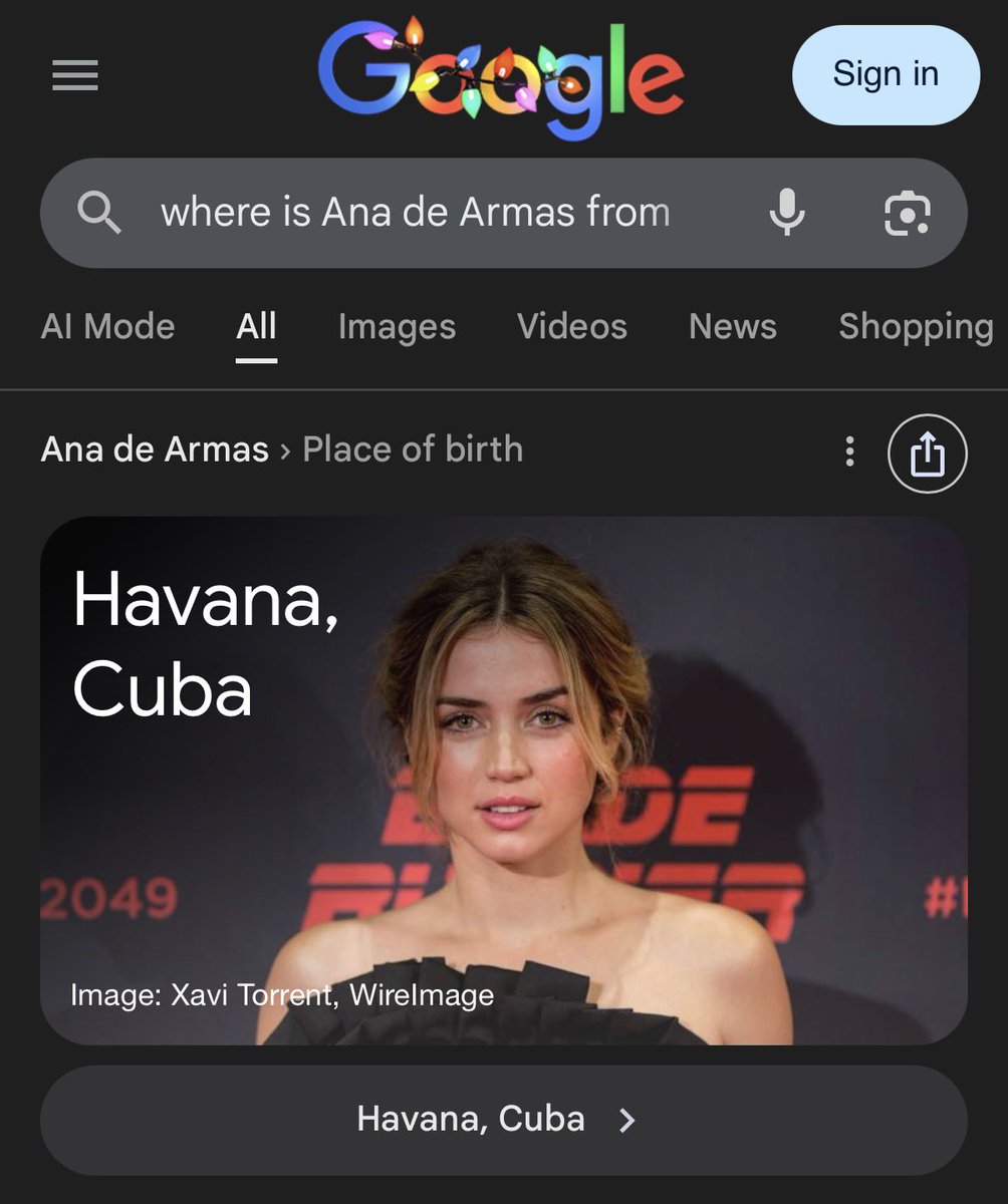 philthatremains's tweet image. Ana de Armas IS a brown girl, dipshit.