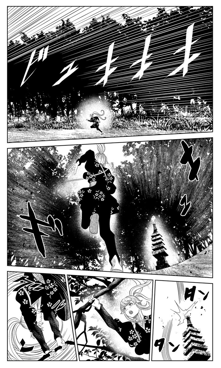 スピード感を崩さずに、細かいムーブも入れる。

個人的にお気に入りのページです😂

#漫画
#オリジナル
#一次創作 