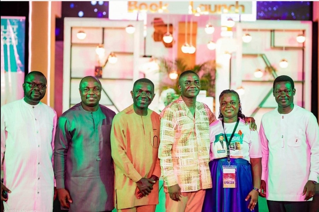 KOBLA2's tweet photo. Honoured to attend the launch of Rev. Opoku Mensah’s books on sports betting among the youth at COP Caprice, Accra, chaired by UPSA VC Prof. John Mensah.

Youth gambling isn’t just moral, it’s a nat'l issue affecting education, mental health &amp; human rights.  #StopYouthBetting https://t.co/d86VFG5Hnp