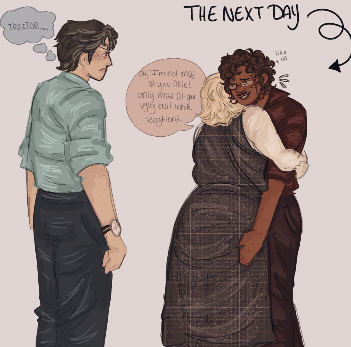 Followup. Mimzy has a bias💔 #radiostatic #murdermedia #radiostaticfanart #hazbinhotelfanart