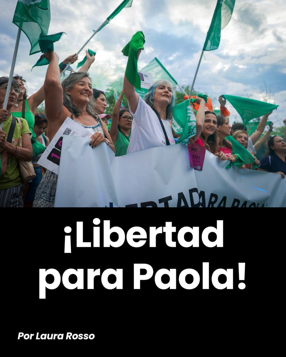 socorristasarg's tweet image. 🔴 ¡Libertad para Paola Ortiz!

Paola lleva 13 años presa injustamente por una emergencia obstétrica

Su condena expone cómo el sistema penal castiga a las mujeres pobres y refuerza mandatos patriarcales como el de la “mala madre”.

👉🏽Leé la nota acá: goo.su/STA4A