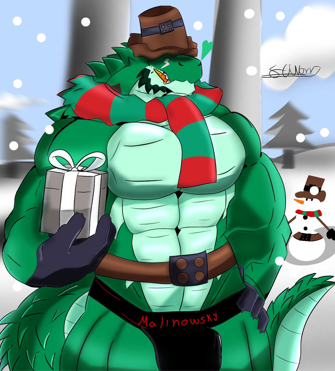 Ya tienen a alguien especial para bailar snowman esta bella navidad? 🐊☃️💫