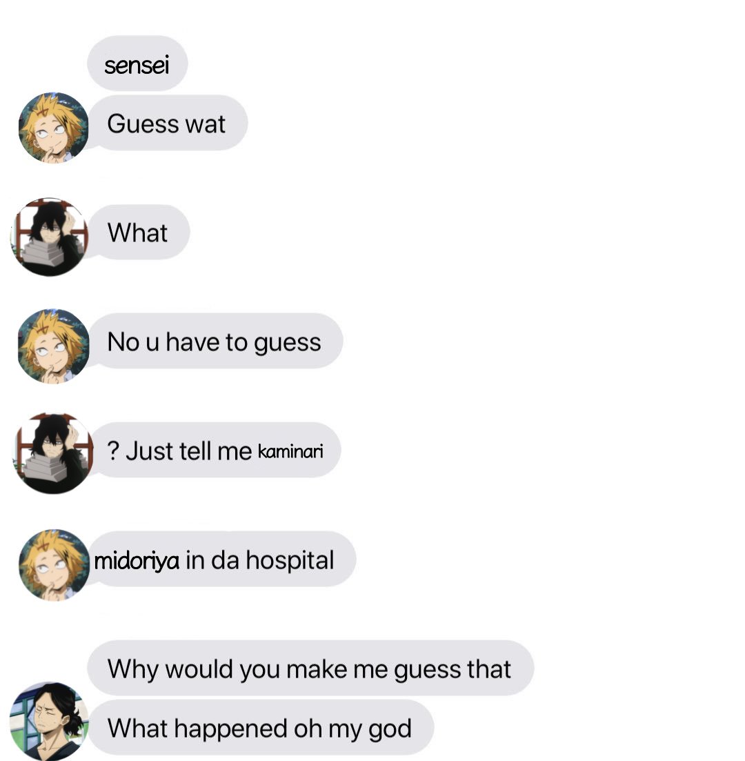 mavyiguess's tweet photo. I thought of this rewatching mha https://t.co/7LAdFYBzOF