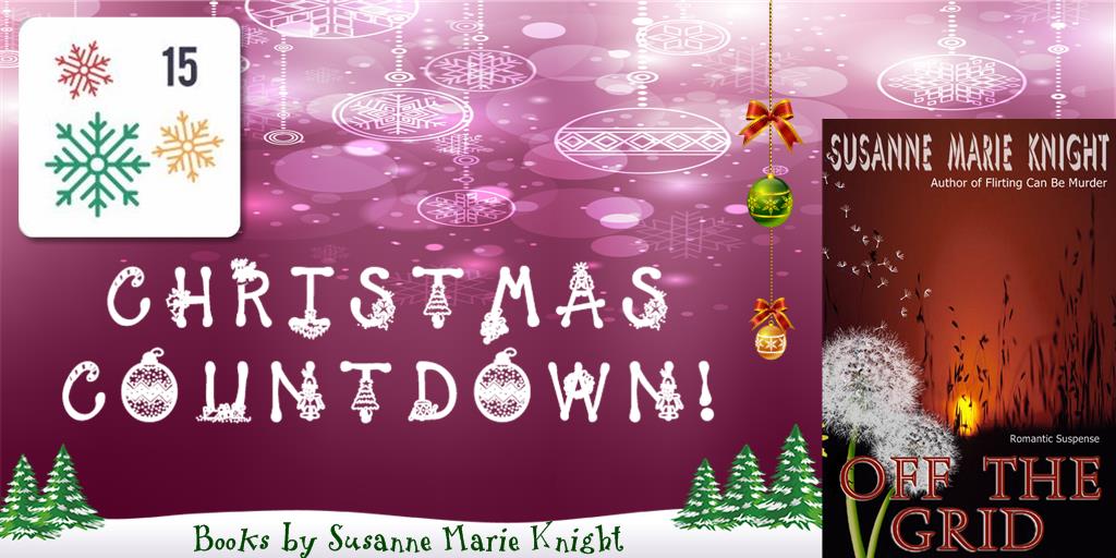 SusanneKnight's tweet photo. #Christmas Countdown Day 15: #RomanticSuspense: OFF THE GRID

A chance meeting with a small town’s chief of police upsets not only Jean’s escape plans but also changes her life.
https://t.co/0Neuc5hEjj

#romancenovels #writingcommunity #romance #ContemporaryRomance #BooksToRead https://t.co/kOSq8ezEQz