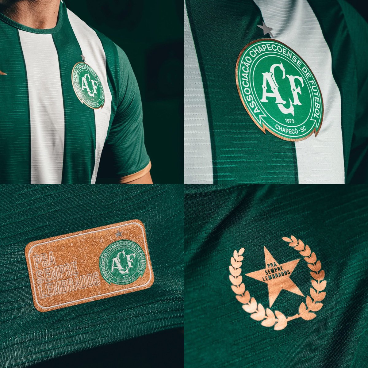 A camisa da Chapecoense inspirada na camisa do Atlético Nacional! 🇧🇷🇨🇴