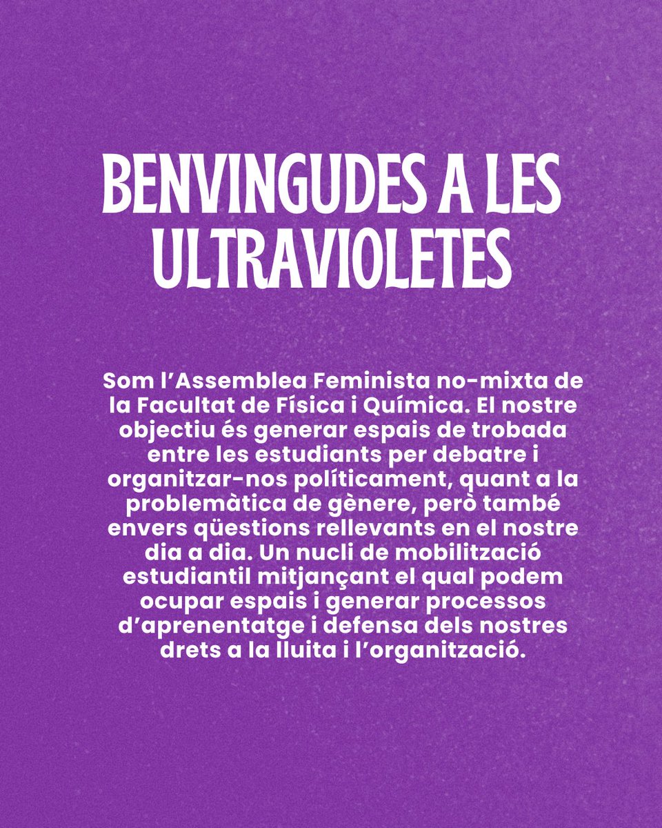 Benvolgudes, ultravioletes💜
